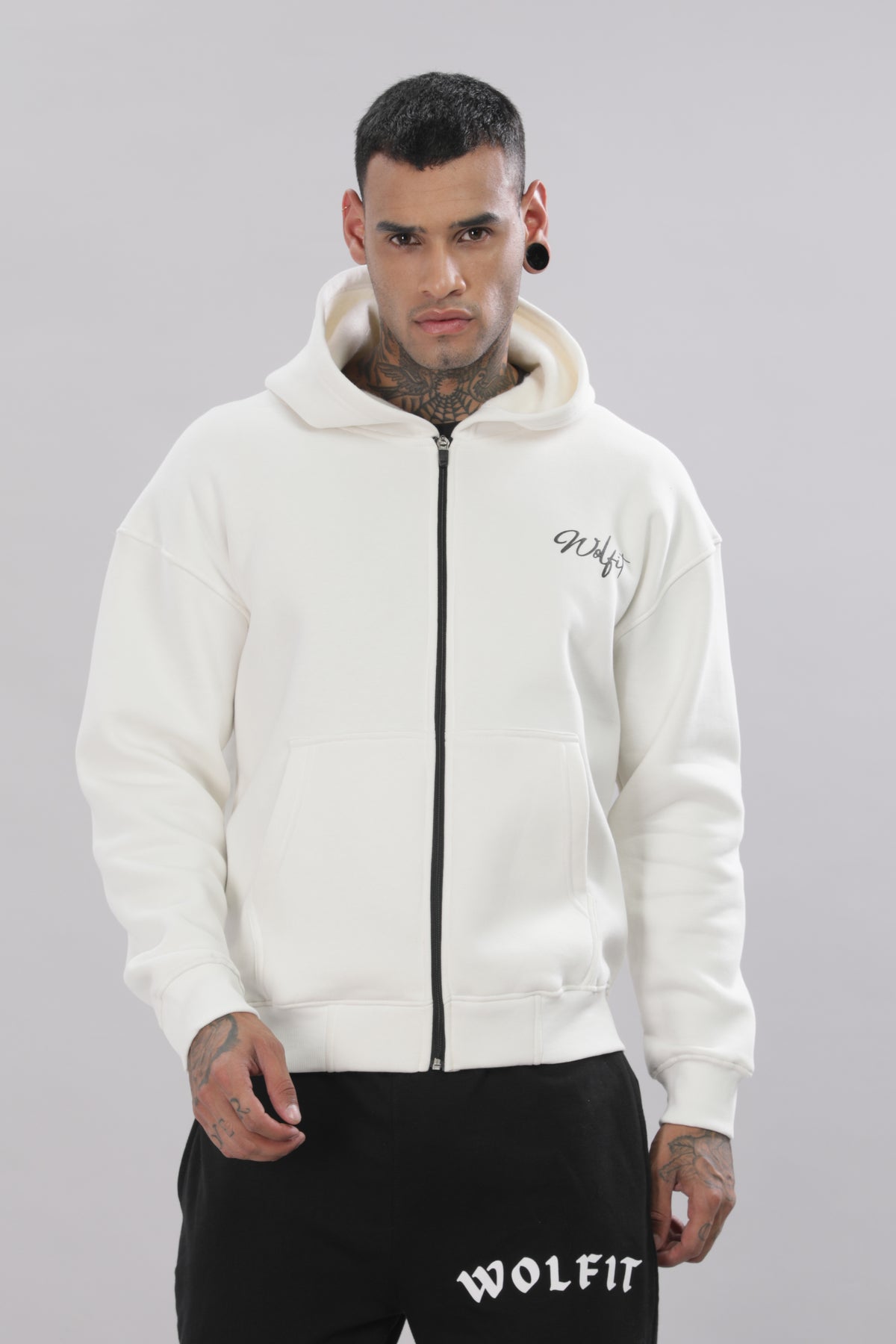 805 Signature Oversize hoodie - Off white