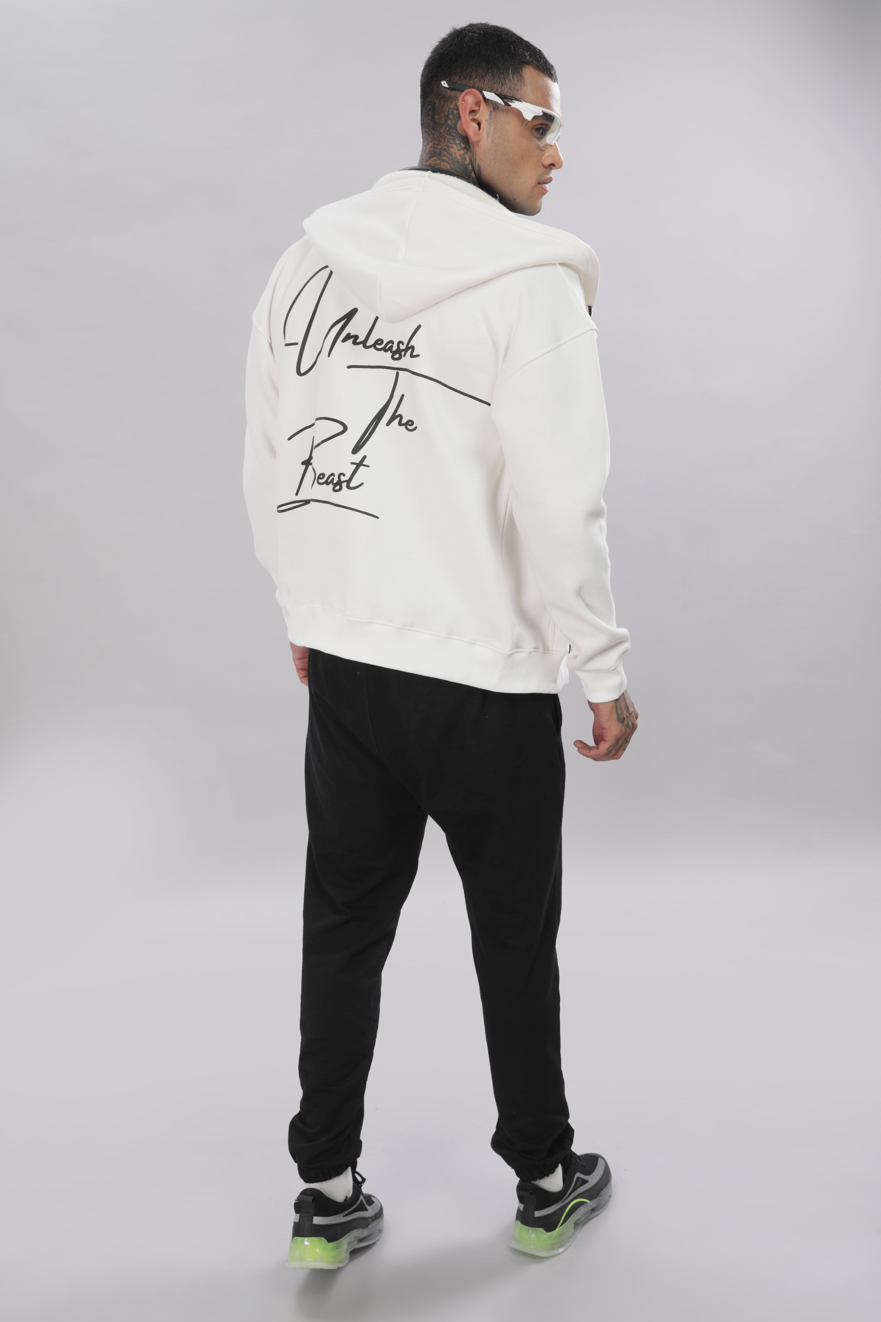 805 Signature Oversize hoodie - Off white