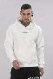 807 Wolf Man Oversize Hoodie - Off White