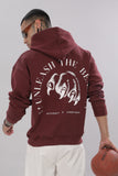 803 Claw Oversize Hoodie - Wine