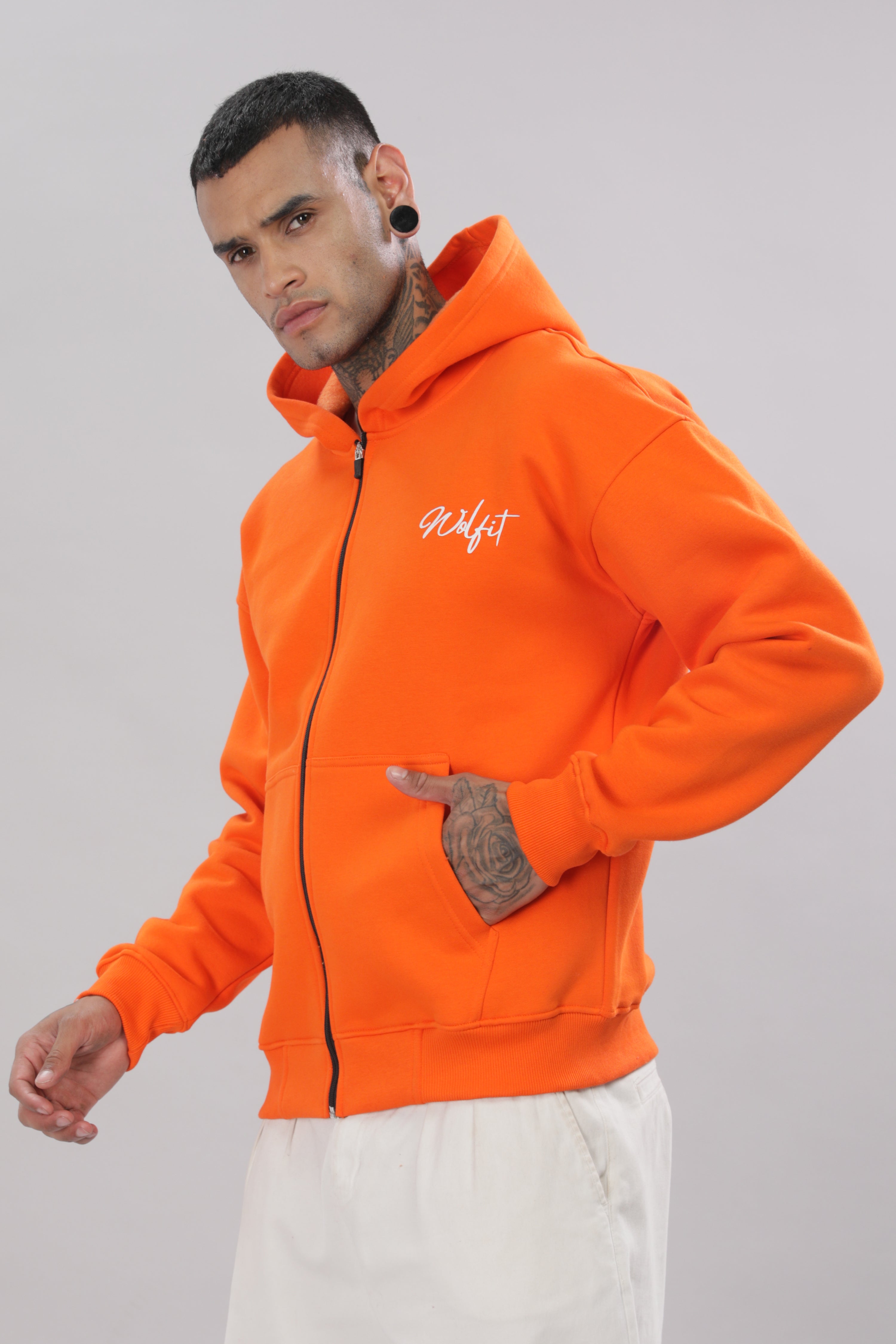 805 Signature Oversize hoodie - Orange