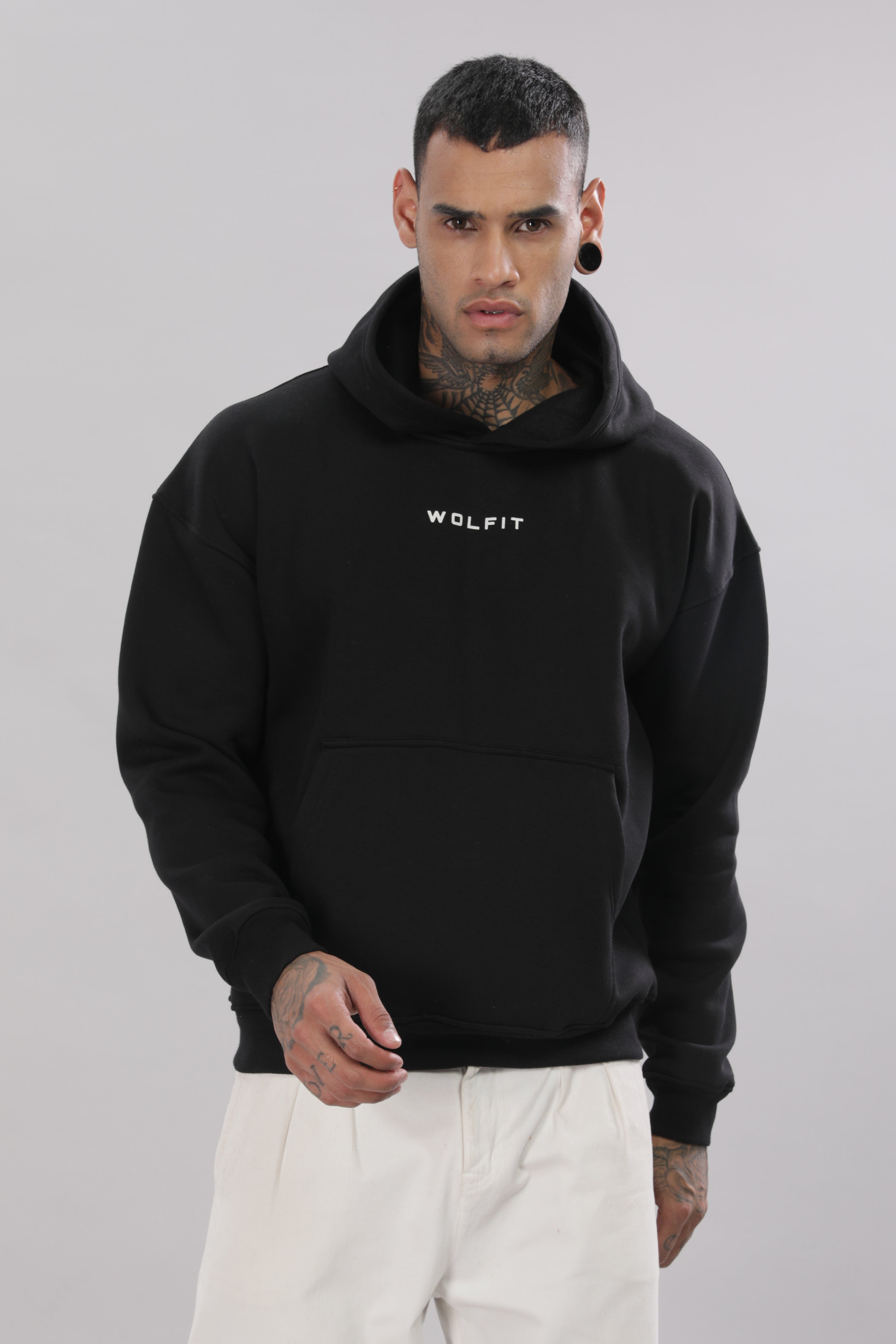 803 Claw Oversize Hoodie - Black