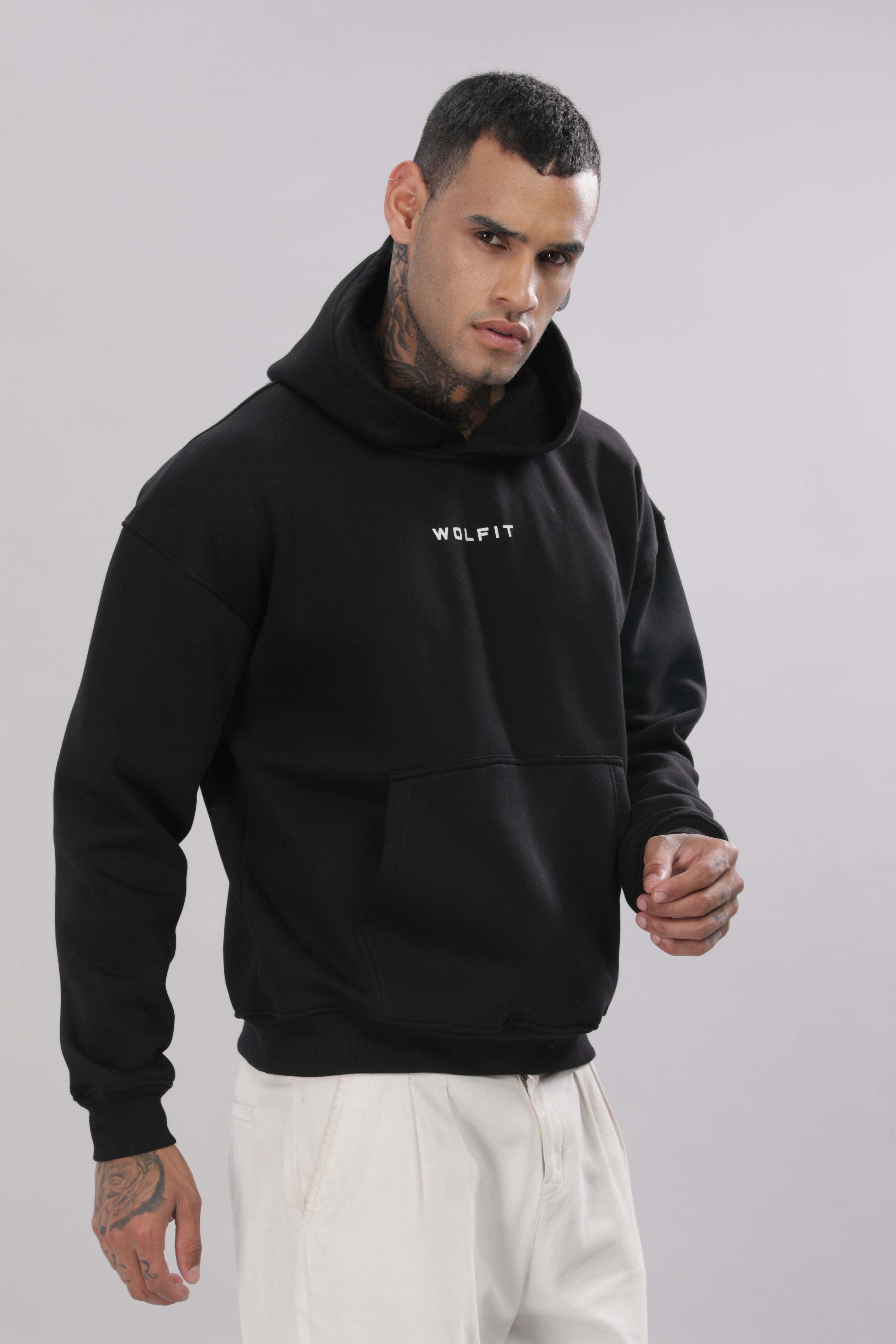 803 Claw Oversize Hoodie - Black