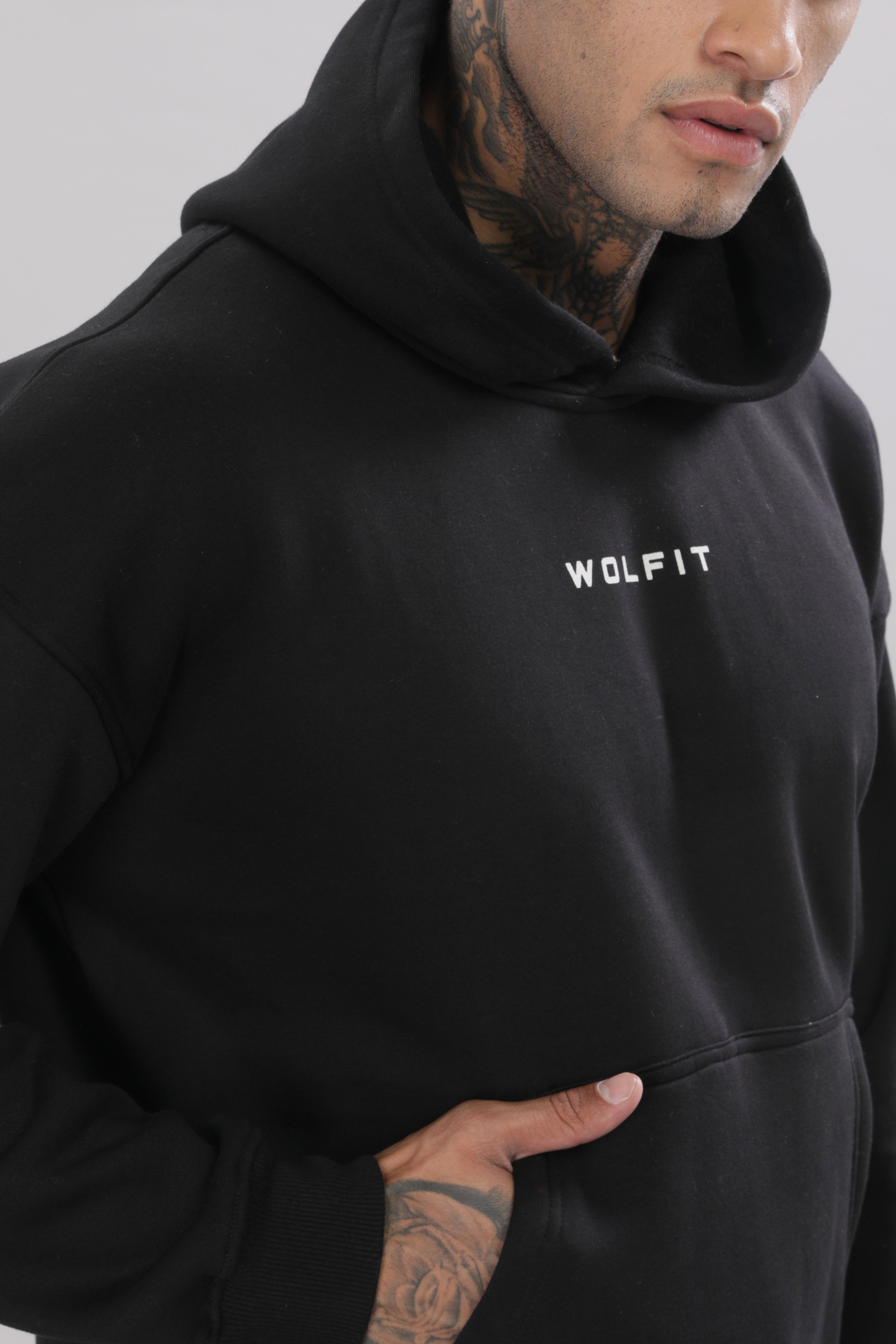 803 Claw Oversize Hoodie - Black