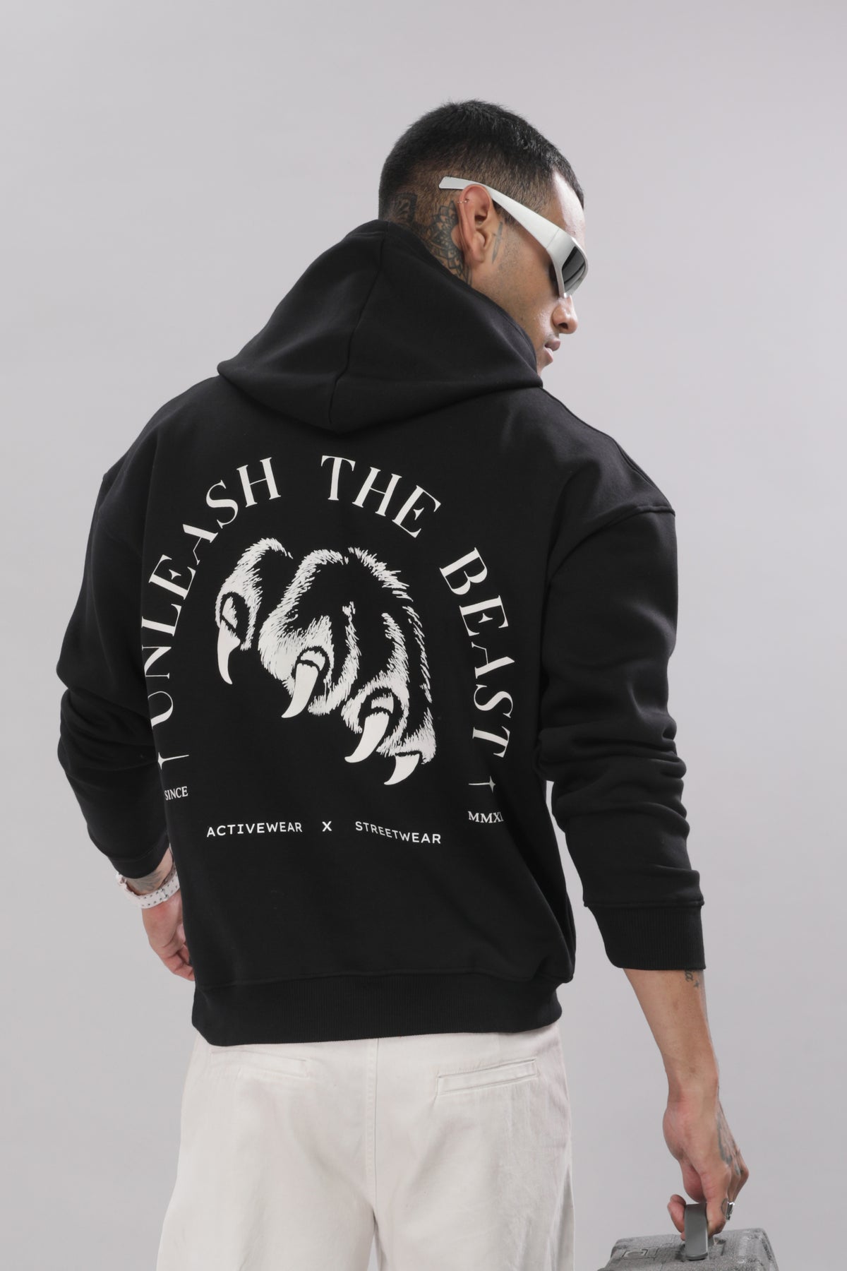 803 Claw Oversize Hoodie - Black