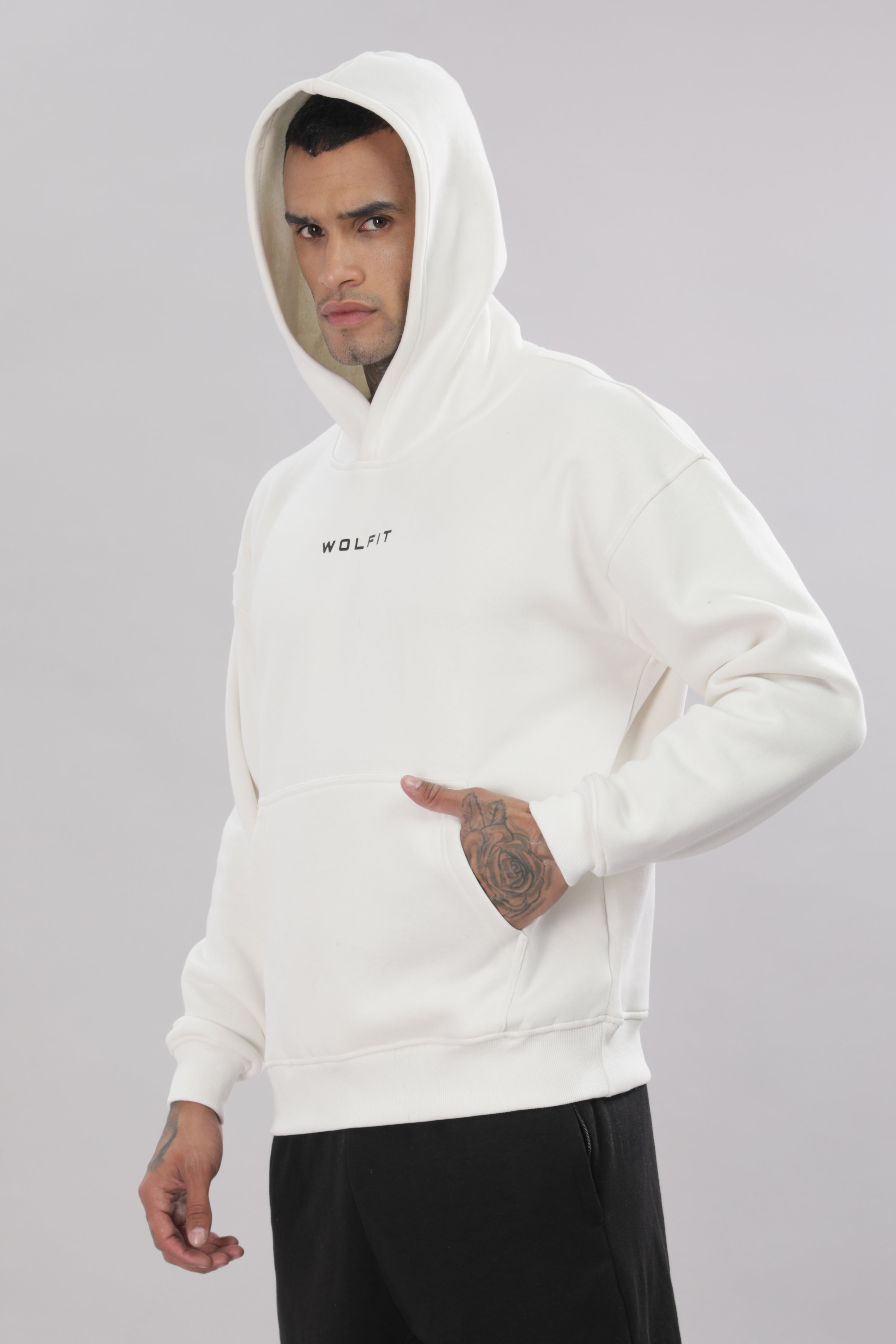 803 Claw Oversize Hoodie - Off White