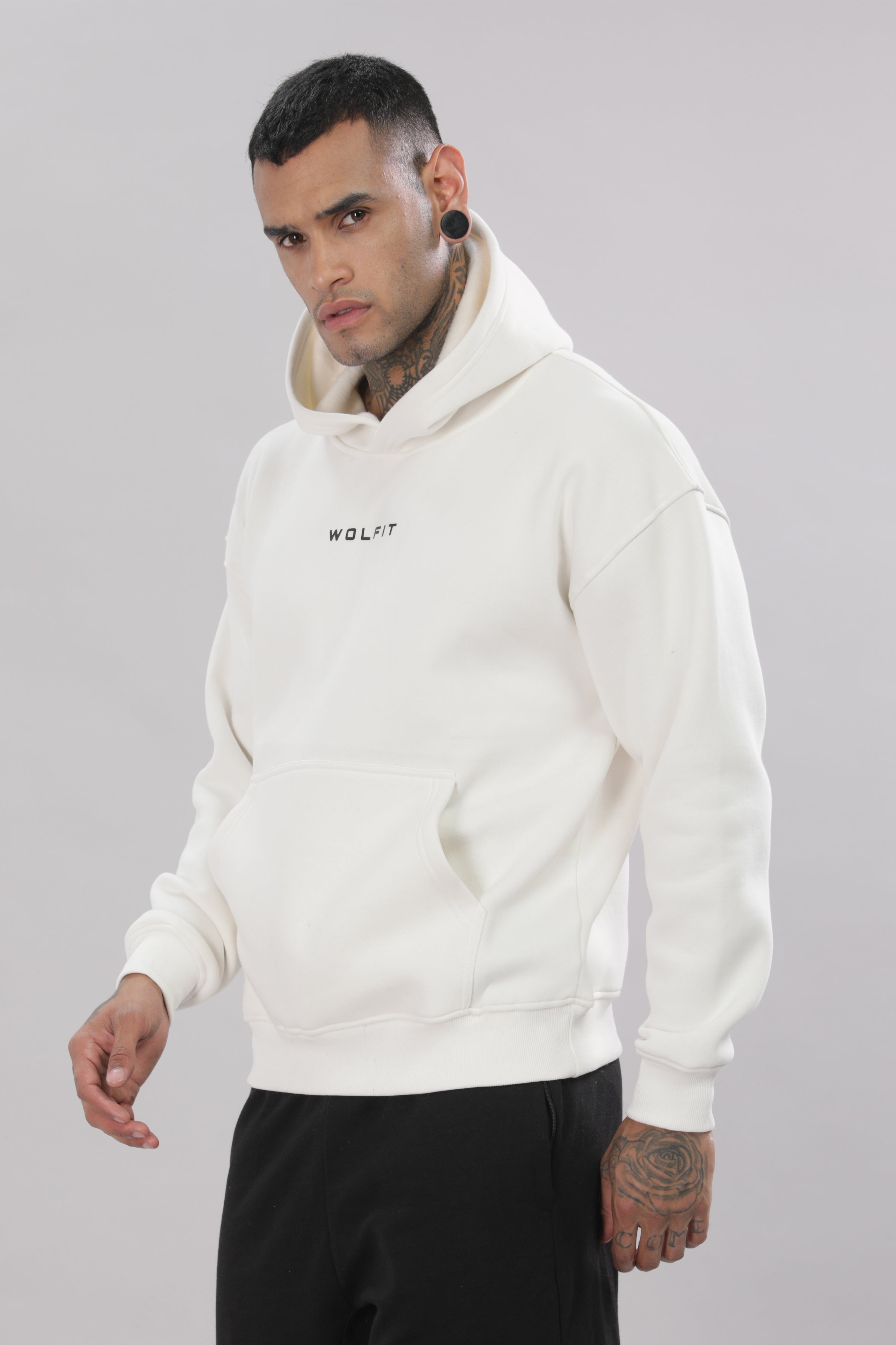 803 Claw Oversize Hoodie - Off White