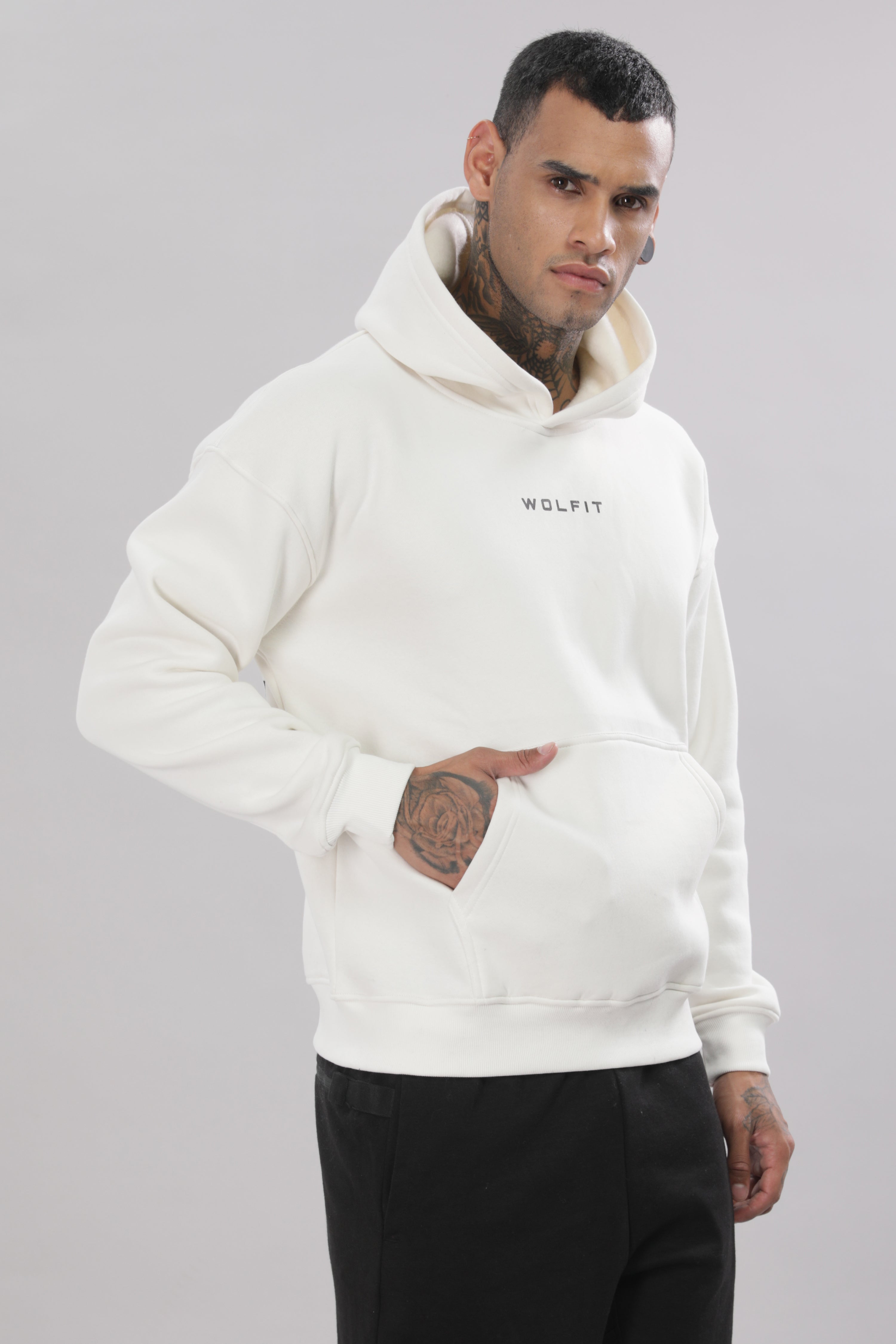 803 Claw Oversize Hoodie - Off White