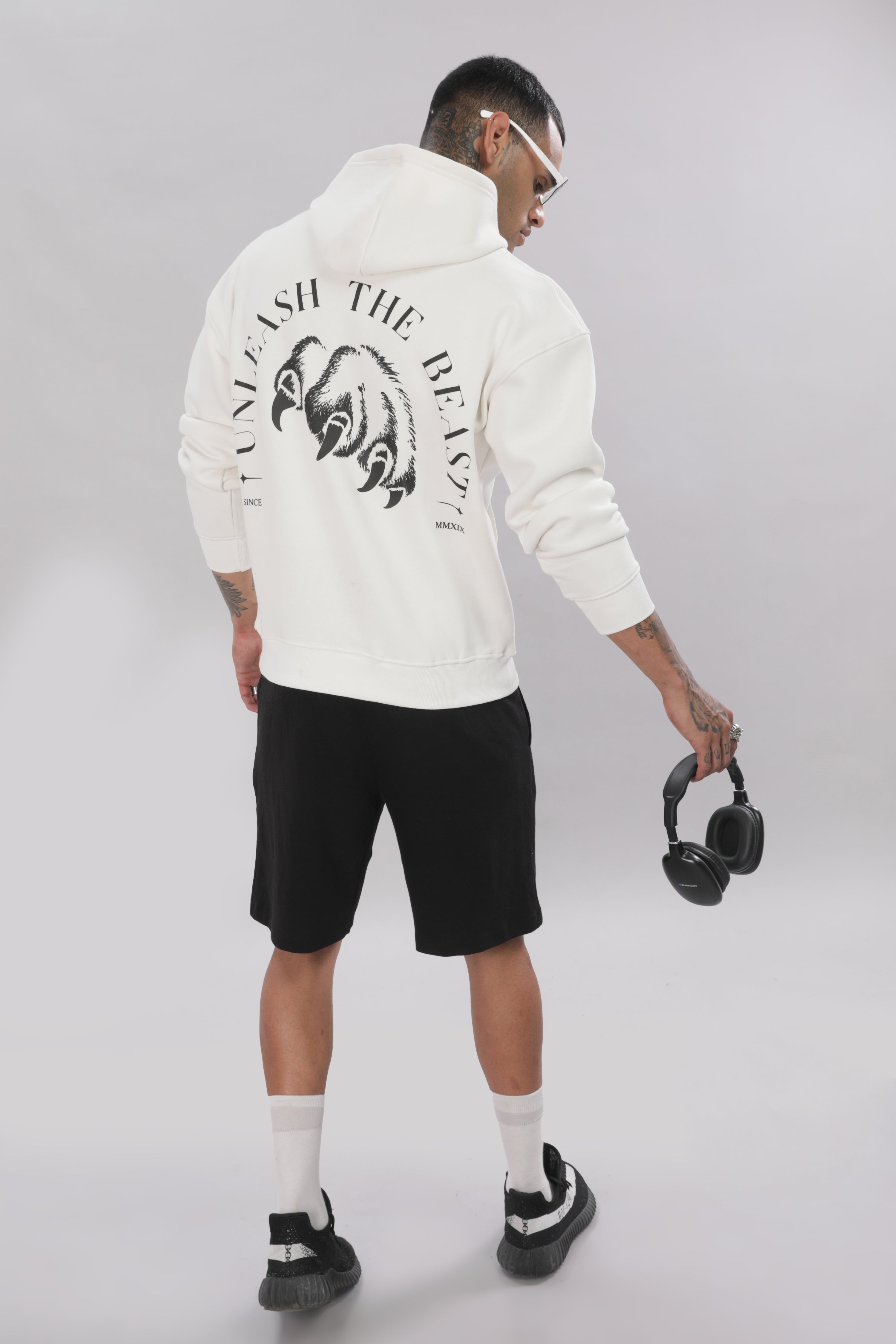 803 Claw Oversize Hoodie - Off White