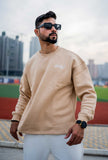 801 Essential Oversize Sweatshirts - Beige