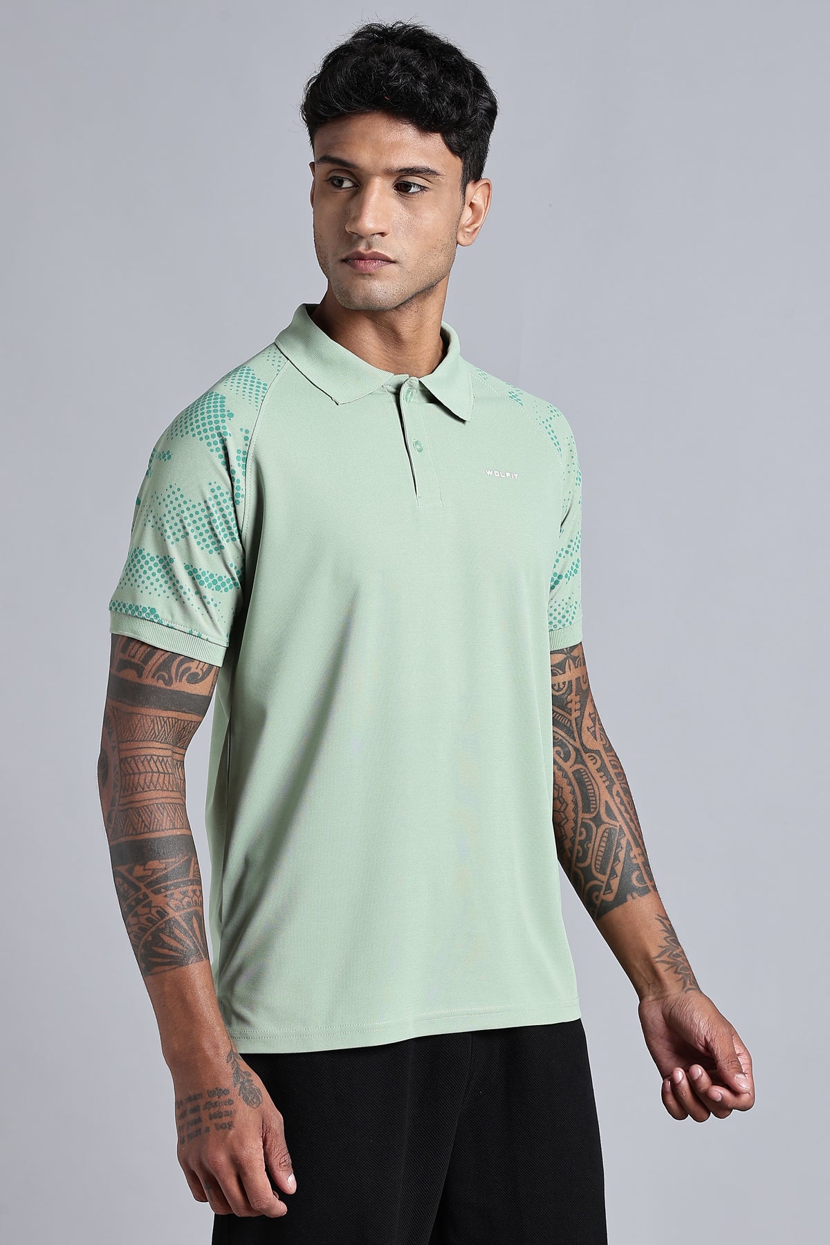 Performance Polo Tshirt - Pista Green