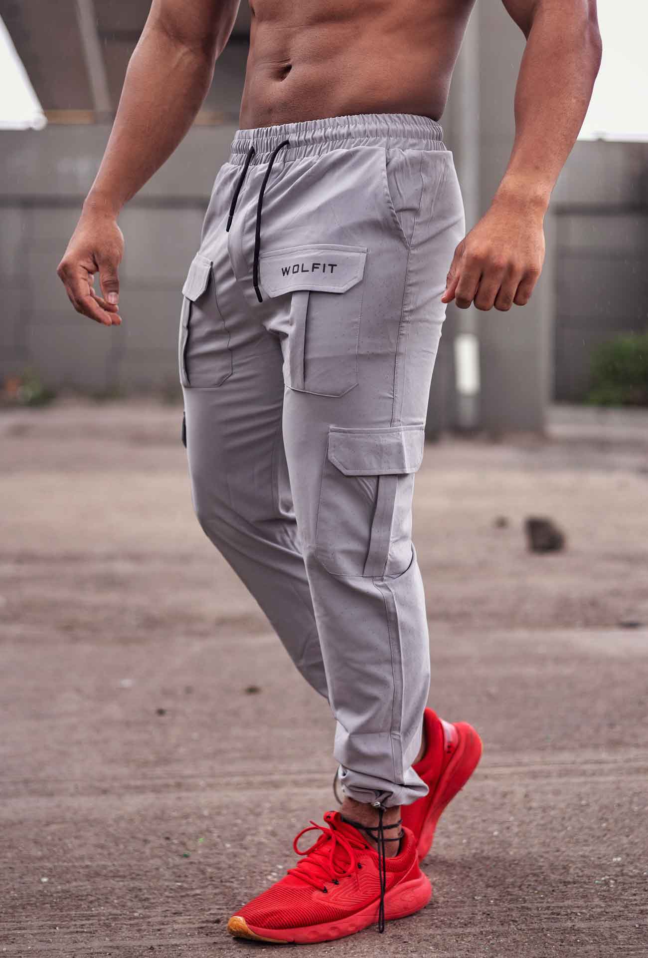 203 Max Cargo Joggers - Grey