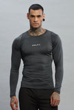 502 Speed Compression Full Sleeve T-shirt - Dark Grey