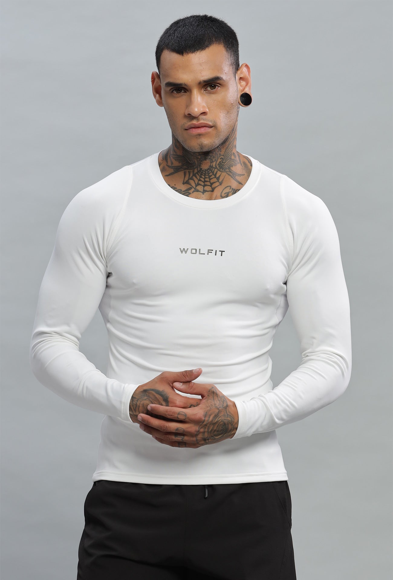 502 Speed Compression Full Sleeve T-shirt - White