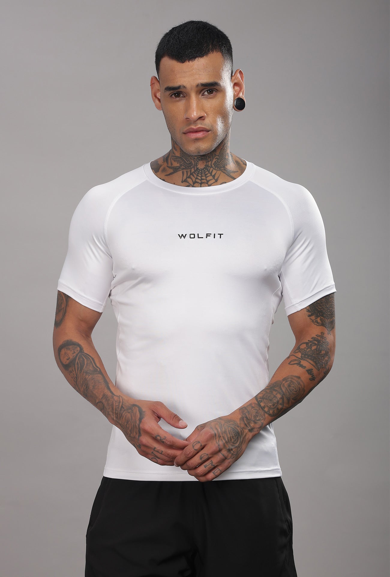 503 Evolve compression tshirt half sleeve - White