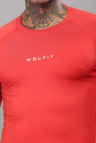 504 Evolve compression tshirt Full sleeve - Red