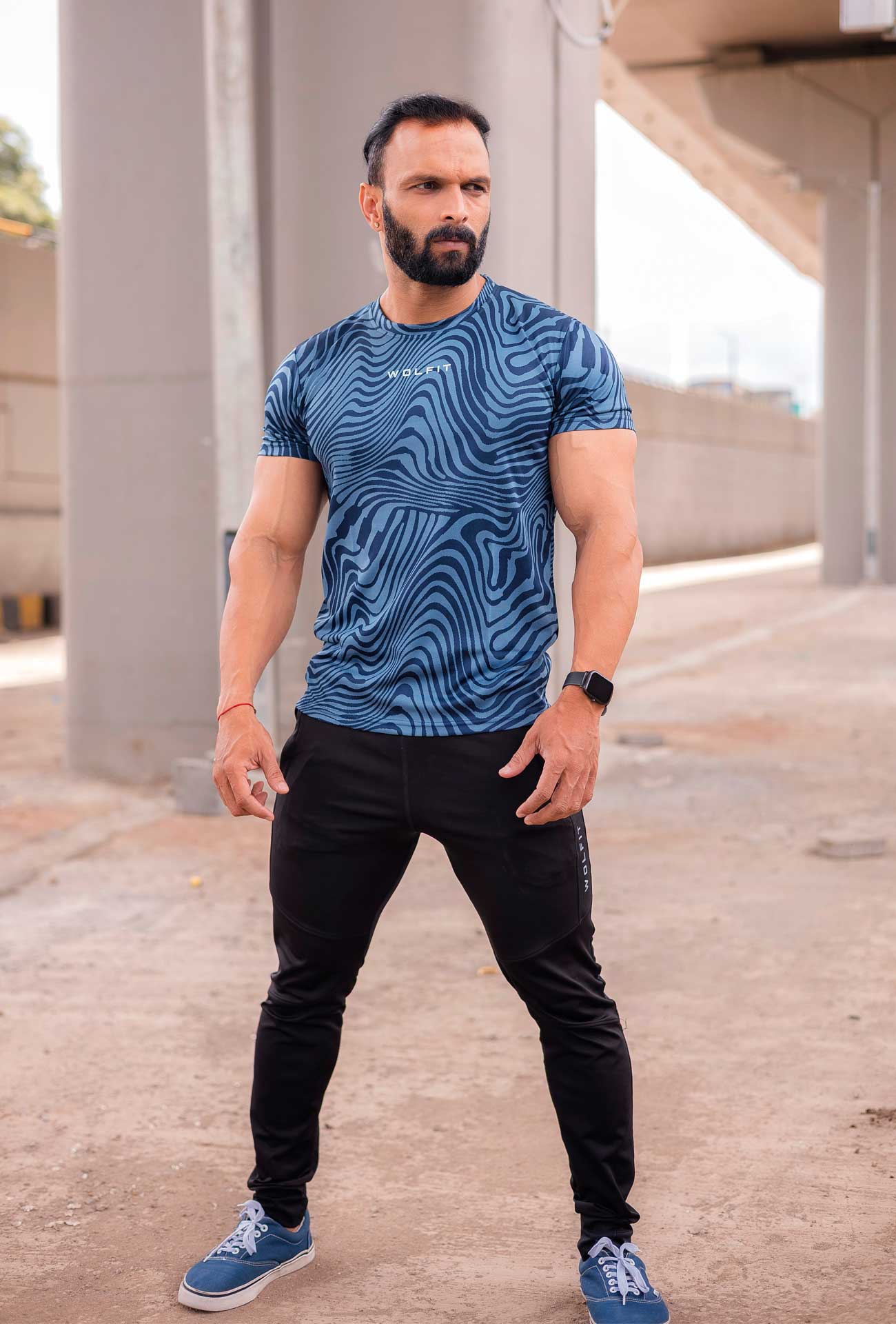 Wolfit Elite Tee - Blue