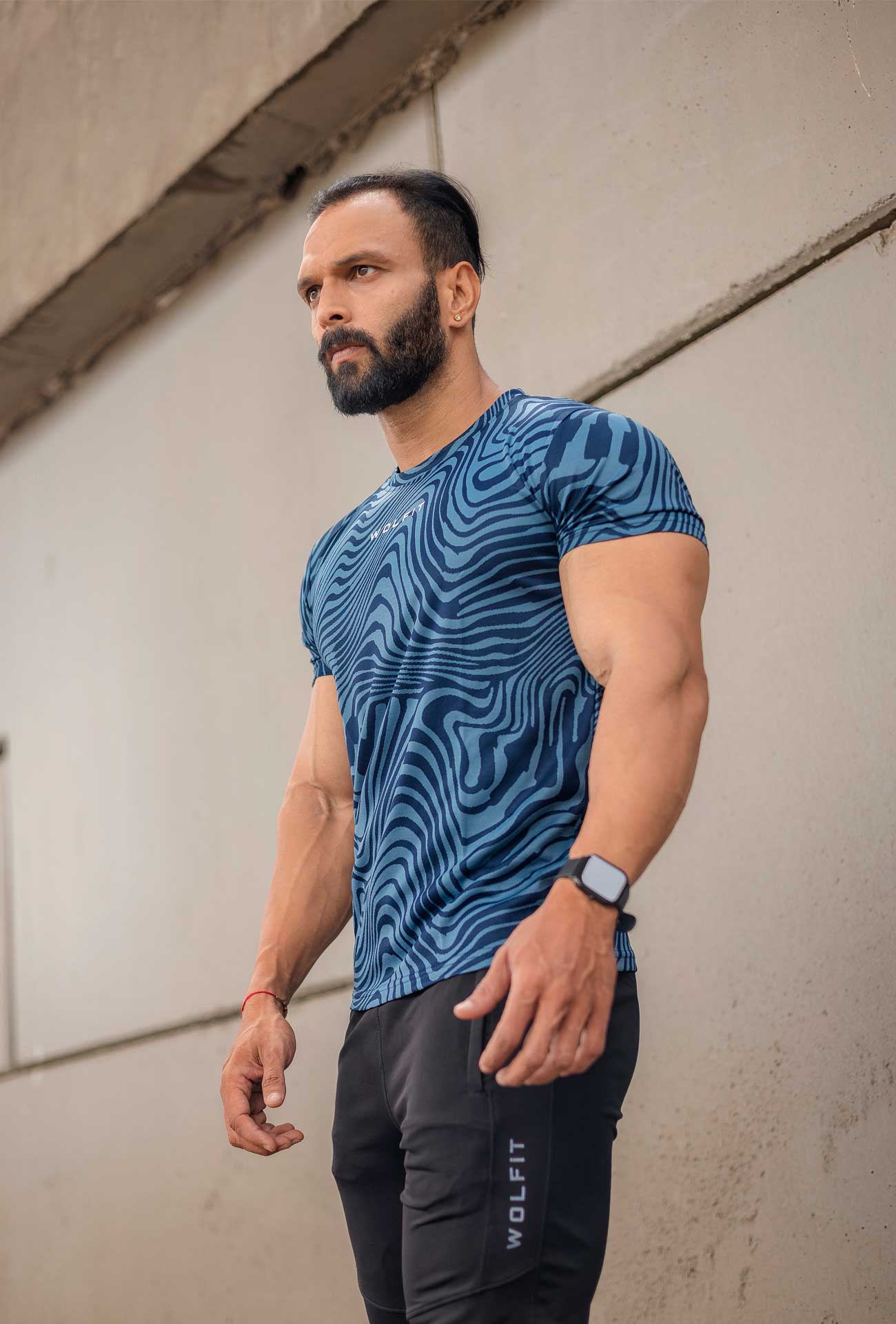 Wolfit Elite Tee - Blue