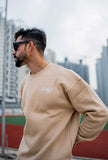 801 Essential Oversize Sweatshirts - Beige