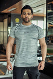 Flow Mesh T-shirt - Light Grey