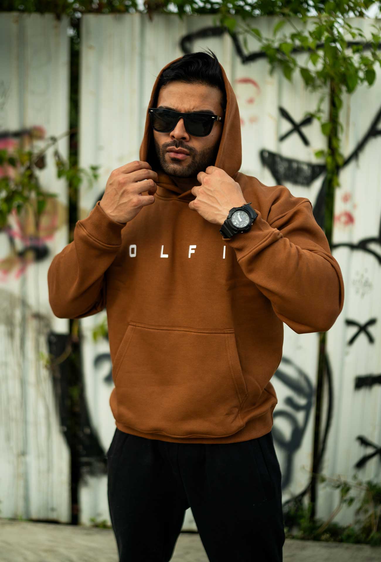 804 Rebel Oversize hoodie - Tan