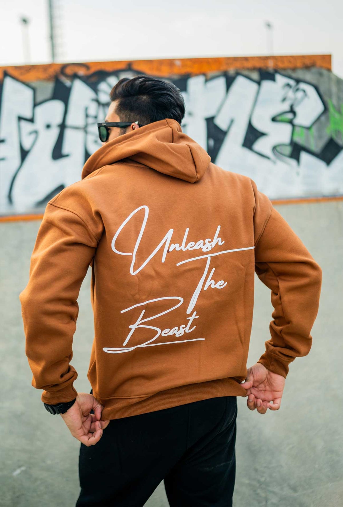 805 Signature Oversize hoodie - Tan