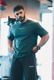 110 Lifting Club Oversize Tshirt - Bottle Green