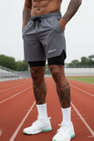 Limitless 2 in 1 6" shorts - Ash grey