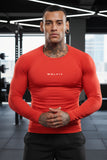 504 Evolve compression tshirt Full sleeve - Red