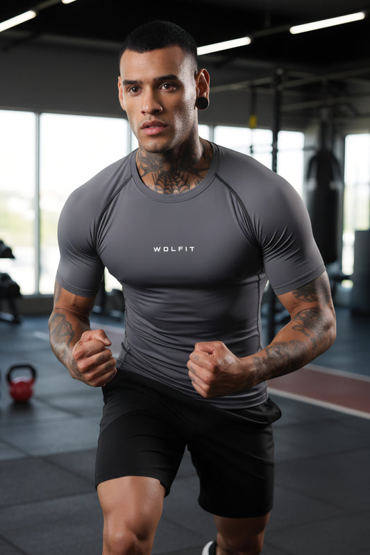 503 Evolve compression tshirt half sleeve - Grey