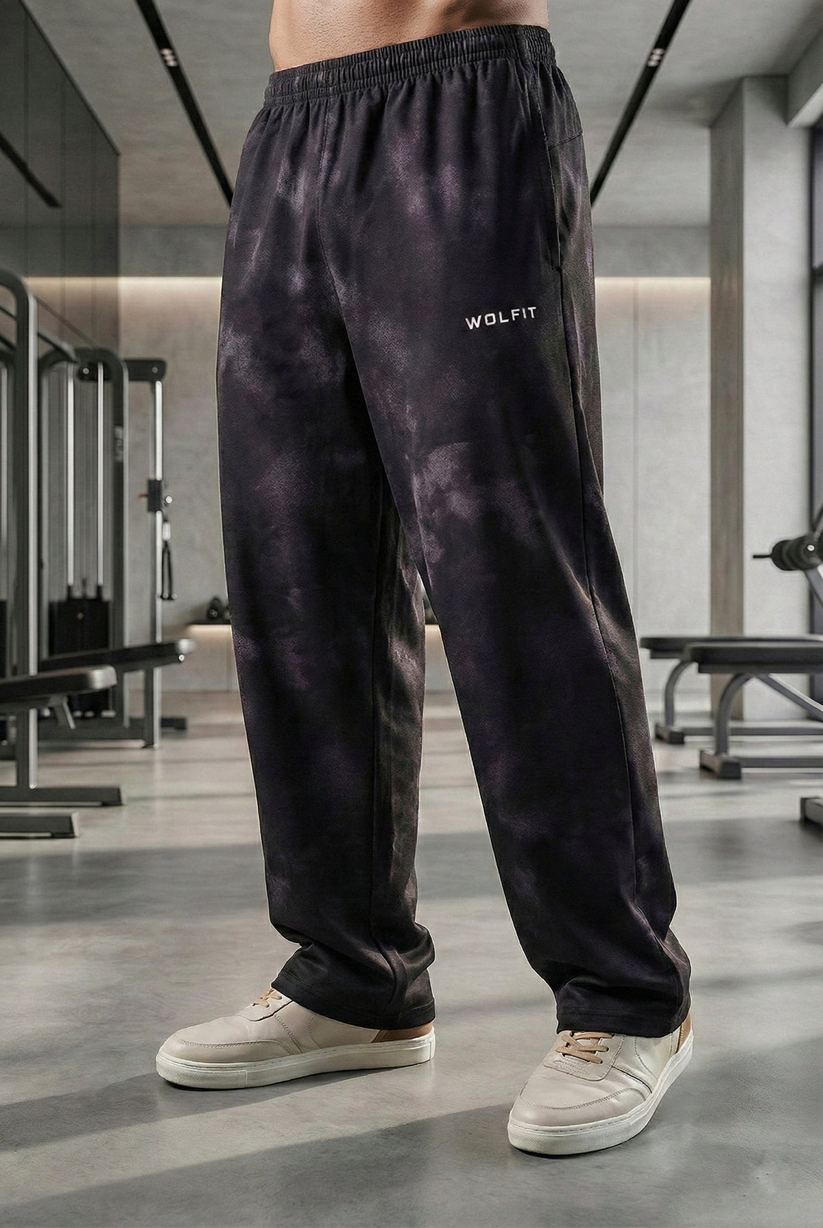 PHANTOM CLOUDWASH STRAIGHTFIT PANTS-BLACK