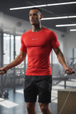 503 Evolve compression tshirt half sleeve - Red