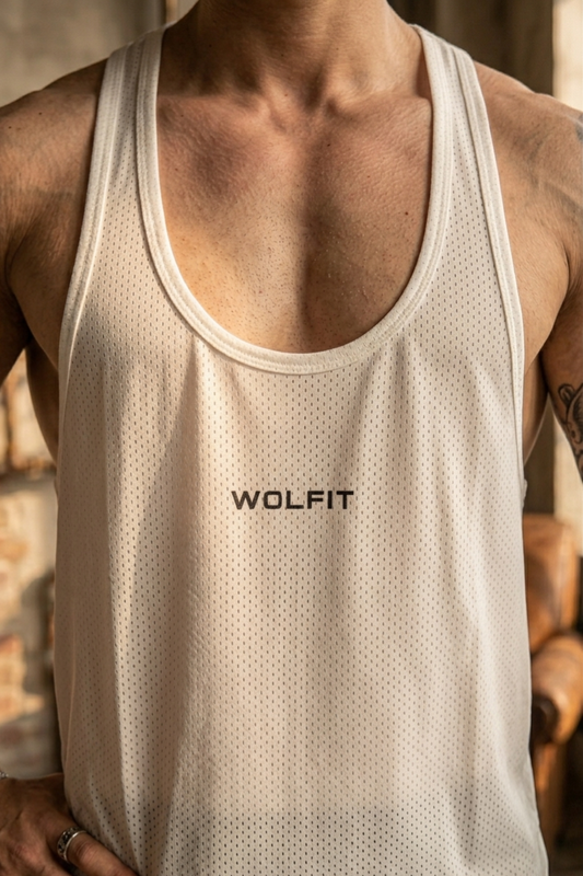 Wolfit Legacy Mesh Stringer-White