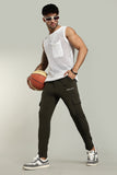 Adonis Cargo Trackpant - Green