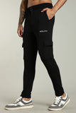 Adonis Cargo Trackpant - Black