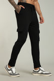 Adonis Cargo Trackpant - Black
