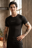 505 Active Compression Half Sleeves T shirt - Black