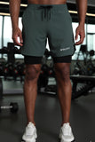 Limitless 2 in 1 6" shorts - Shadow Green