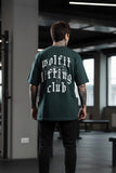110 Lifting Club Oversize Tshirt - Olive Green