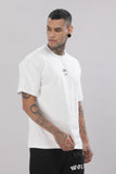 106 Wolf Man Oversize Tshirt - White