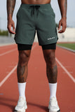 Limitless 2 in 1 6" shorts - Shadow Green