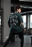 110 Lifting Club Oversize Tshirt - Olive Green
