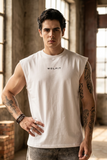 Wolfit No Mercy Cut Off Tshirt- White