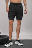 Core 2 in 1 7" shorts - Black