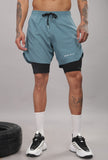 Limitless 2 in 1 6" shorts - Ice Blue