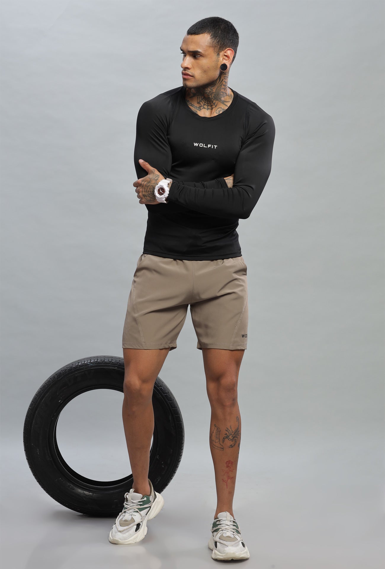 Swift Running Shorts - Mink