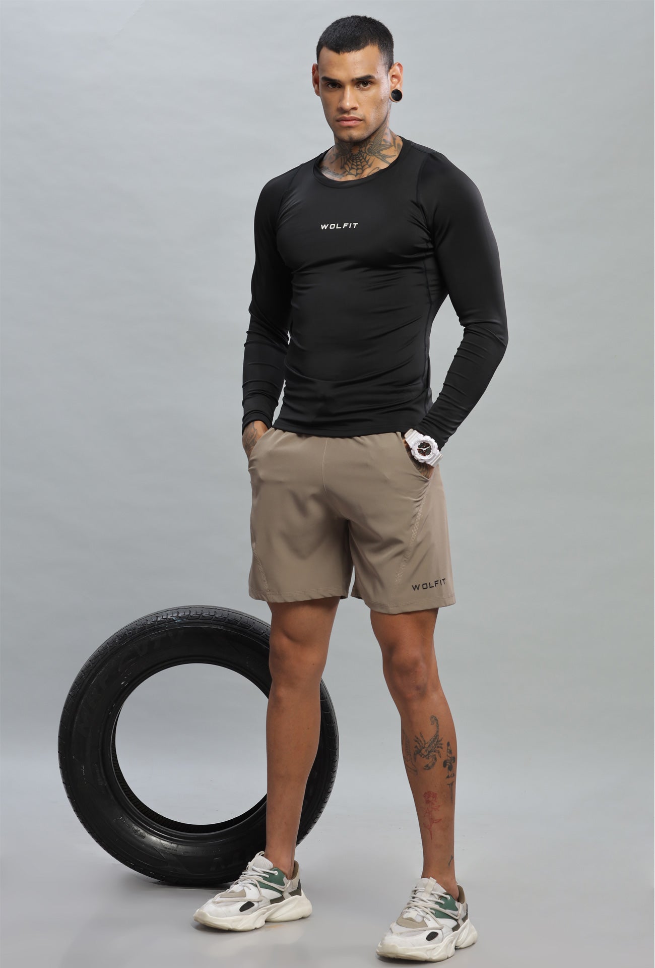 Swift Running Shorts - Mink