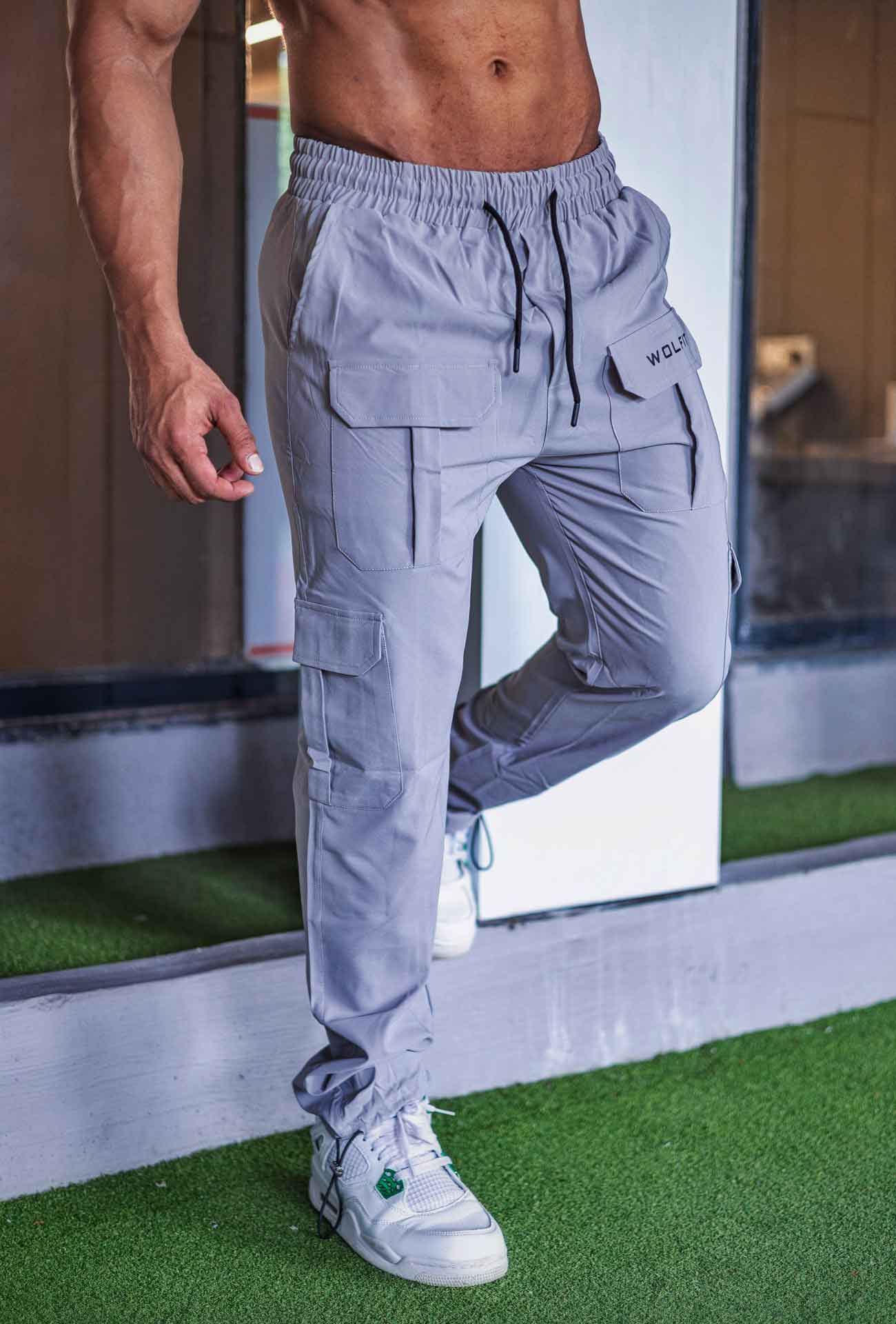 203 Max Cargo Joggers - Grey