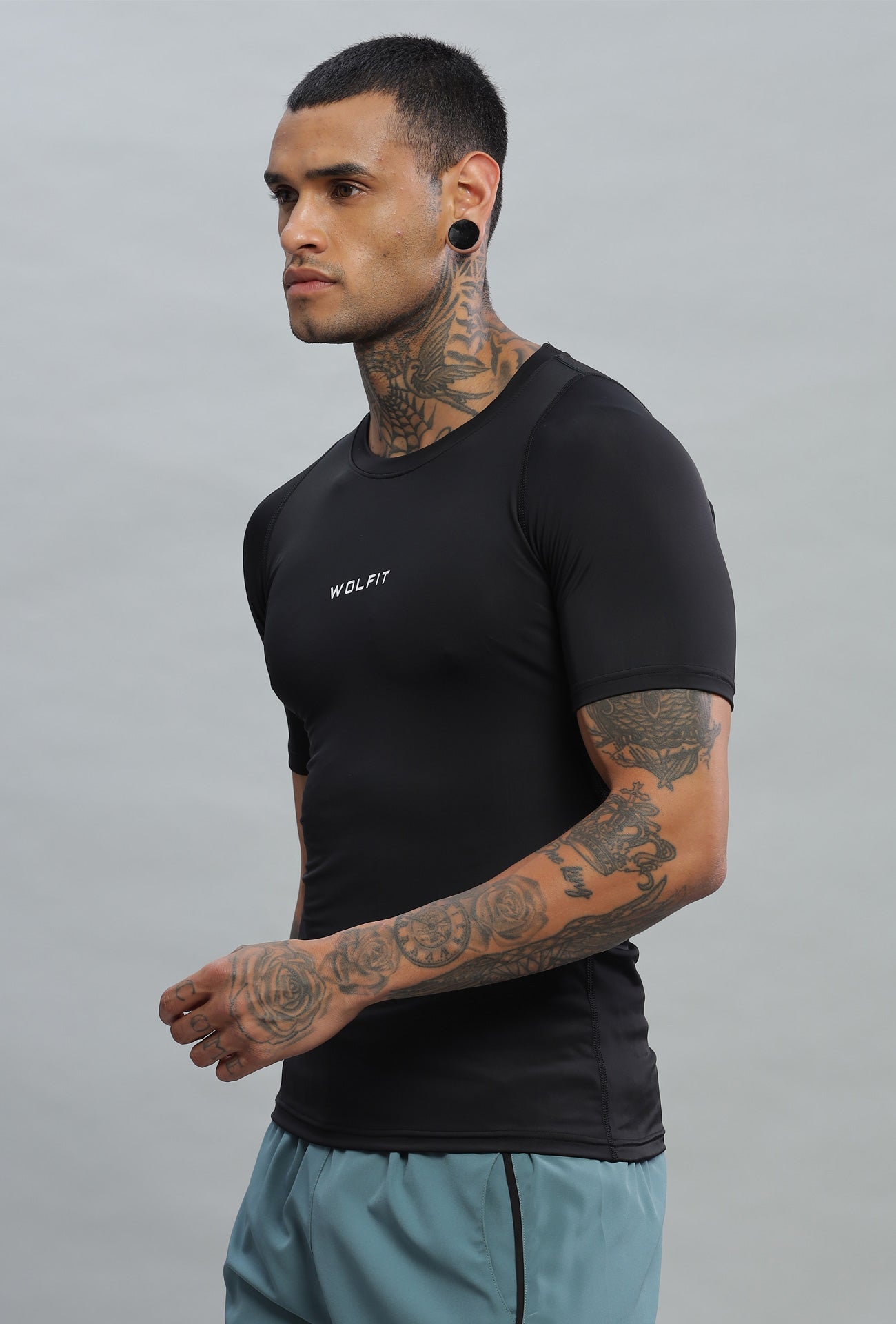 501 Speed Compression Half Sleeve T-shirt - Black