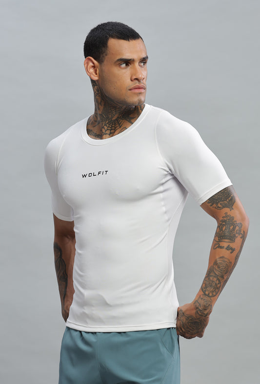 501 Speed Compression Half Sleeve T-shirt - White